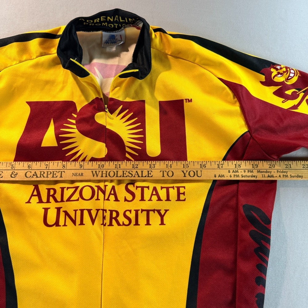 ASU Arizona State University Cycling Jersey Adrenaline Promotions‎ Sun Devils - Picture 4 of 5